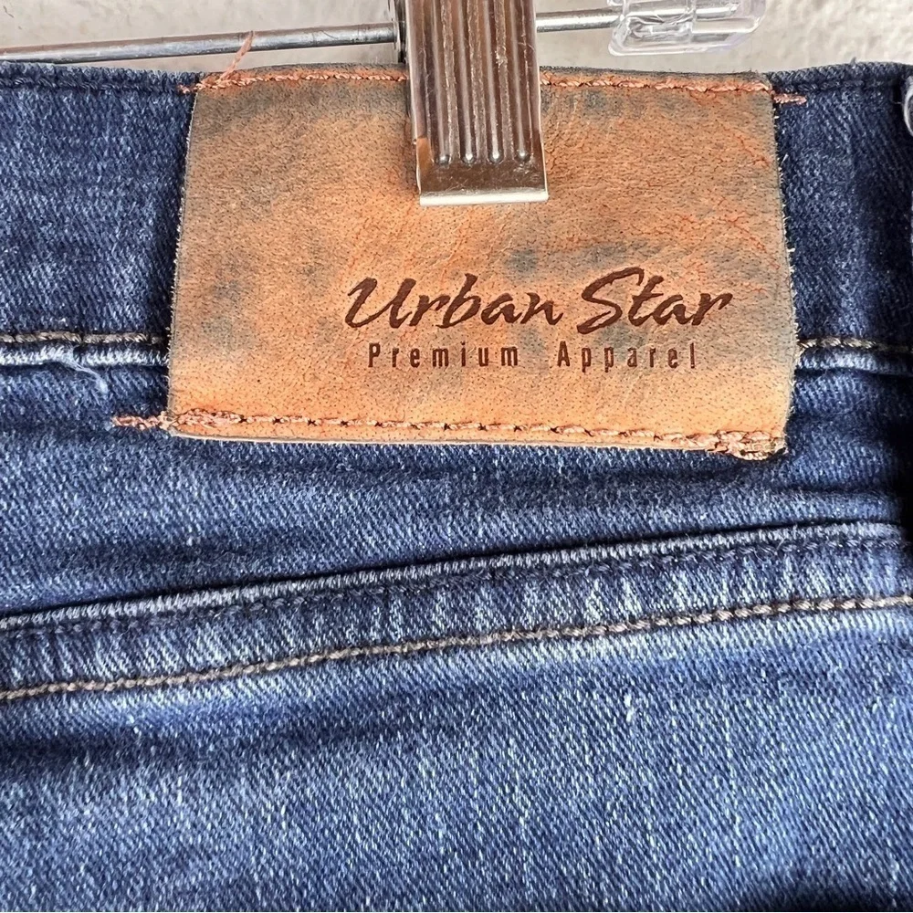 URBAN STAR JEANS. Quality weight denim in dark wash. Excellent Used Condition
